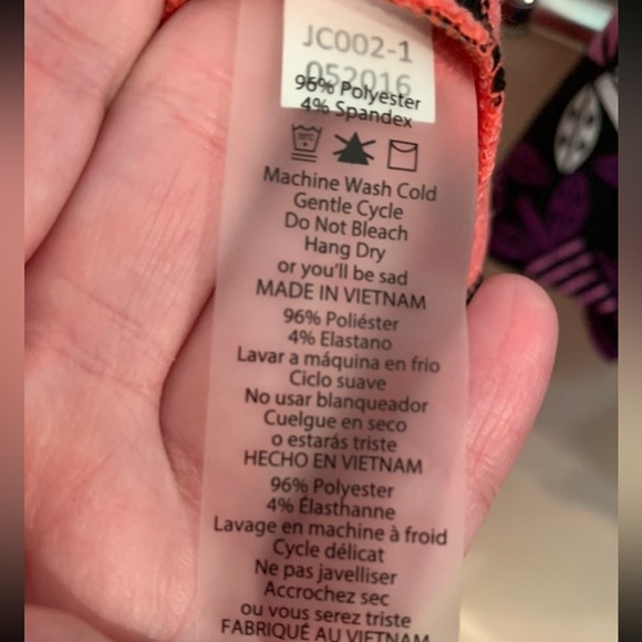 LuLaRoe XL Pink & Black Striped Joy Duster Vest - Picture 4 of 6